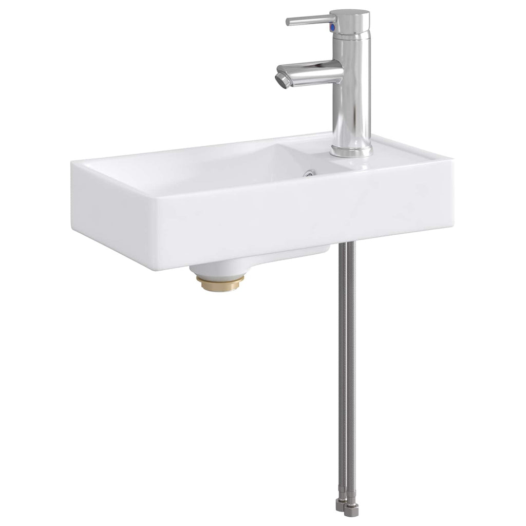 Waschbecken fürs Badezimmer Chrom 40,5 x 22,5 x 11,5 cm Metall