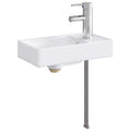 Waschbecken fürs Badezimmer Chrom 40,5 x 22,5 x 11,5 cm Metall