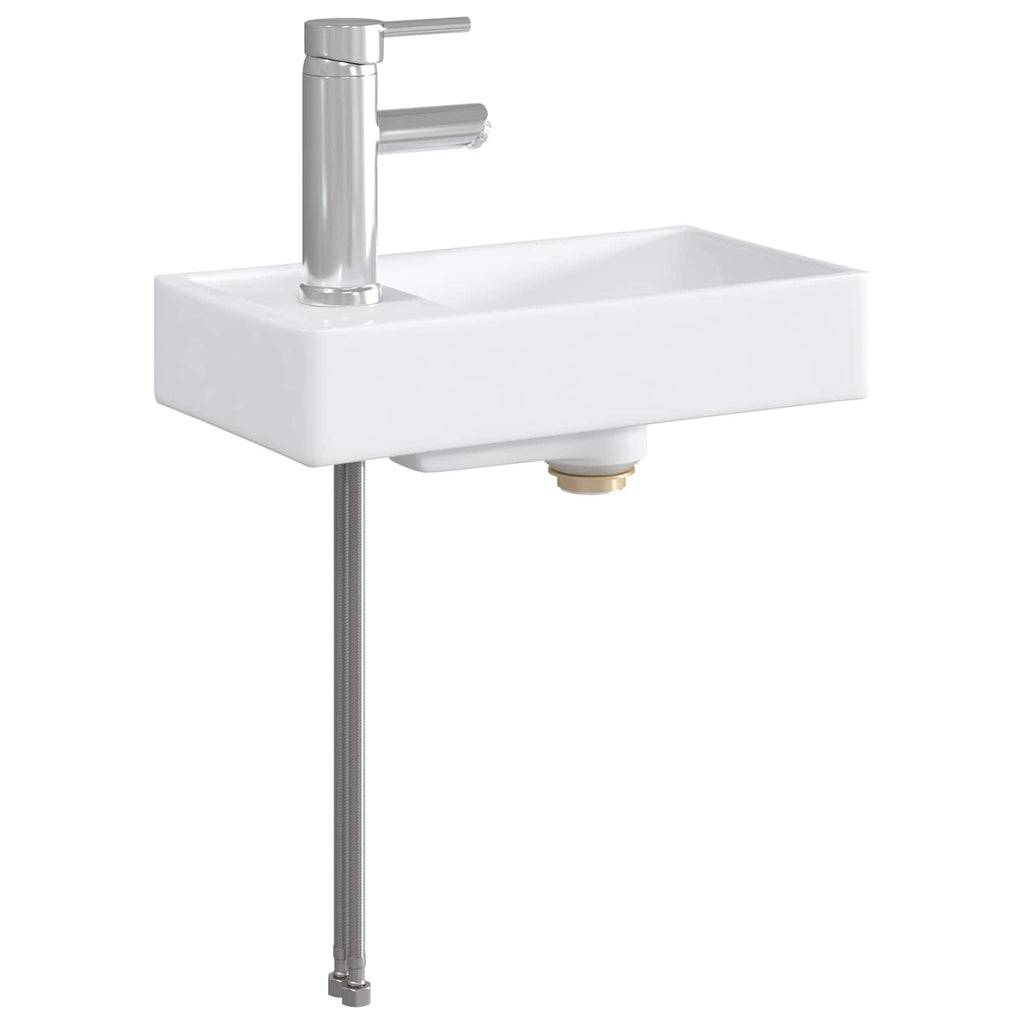 Waschbecken fürs Badezimmer Chrom 40,5 x 22,5 x 11,5 cm Metall