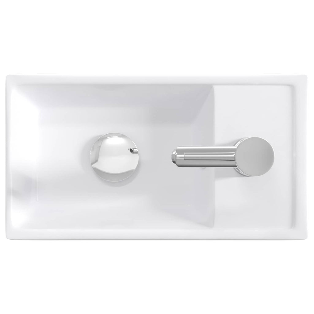 Waschbecken fürs Badezimmer Chrom 40,5 x 22,5 x 11,5 cm Metall