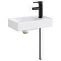 Waschbecken fürs Badezimmer Matt Schwarz 40,5 x 22,5 x 11,5 cm