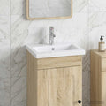 Waschbecken fürs Badezimmer Chrom 42 x 40 x 16,5 cm Metall