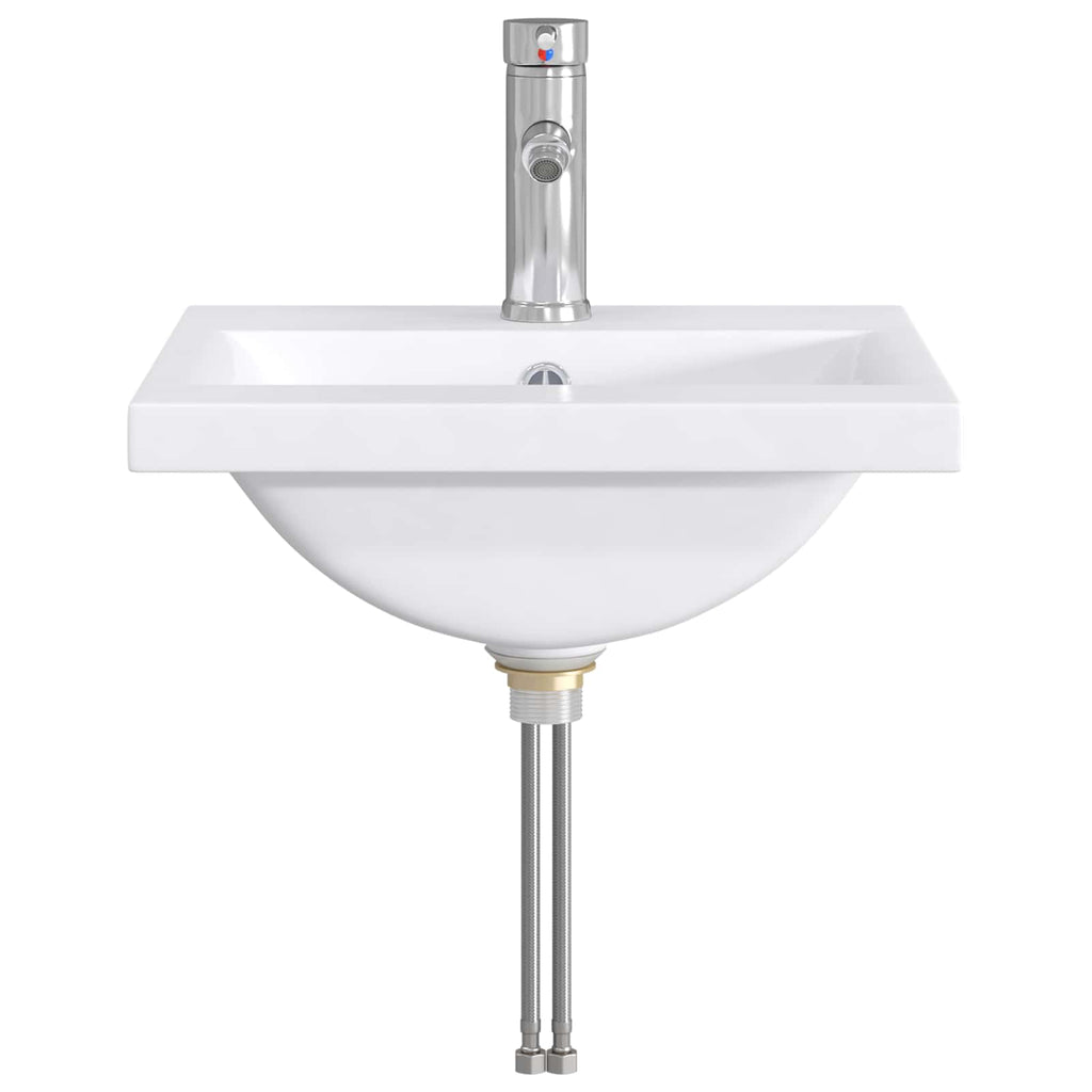 Waschbecken fürs Badezimmer Chrom 42 x 40 x 16,5 cm Metall