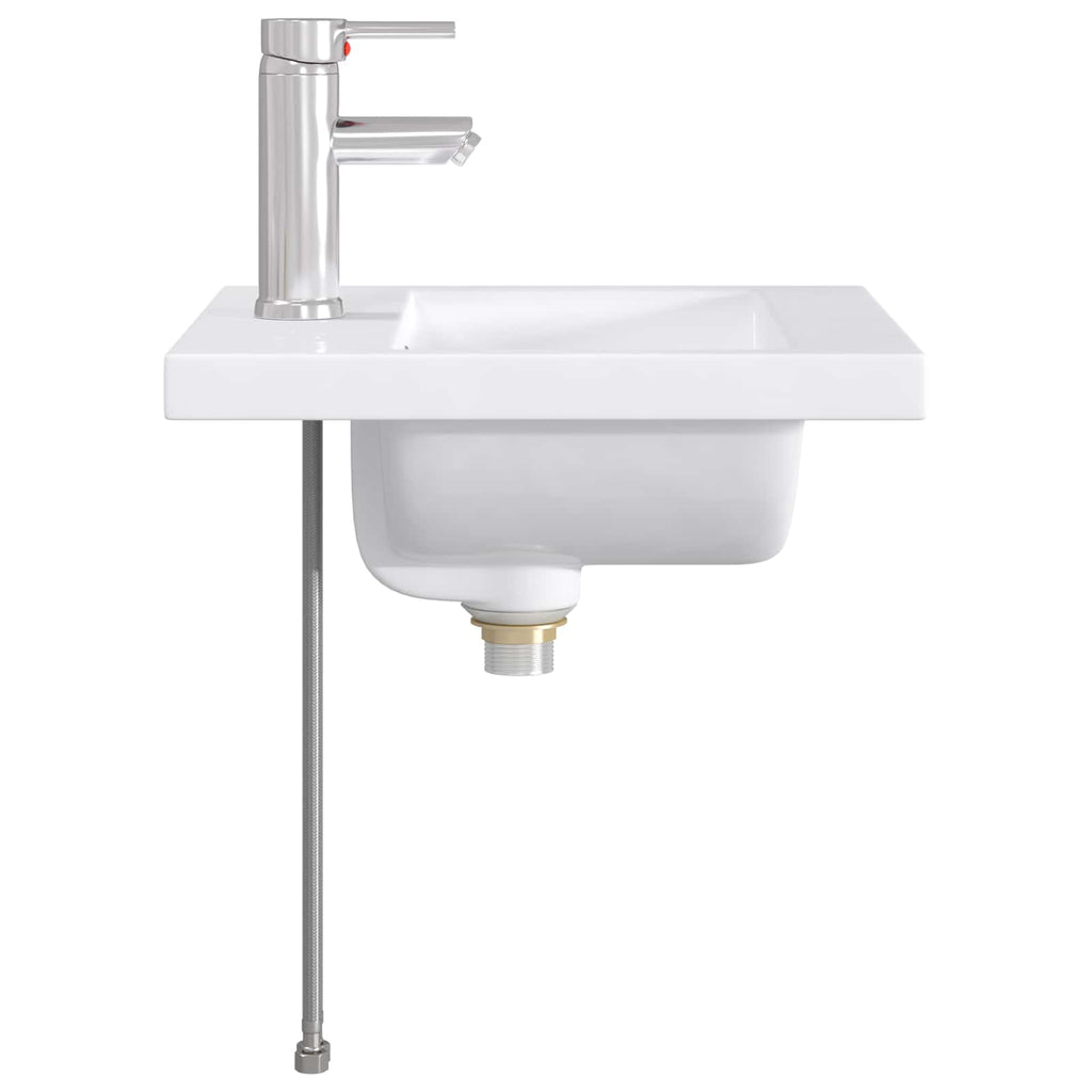 Waschbecken fürs Badezimmer Chrom 42 x 40 x 16,5 cm Metall