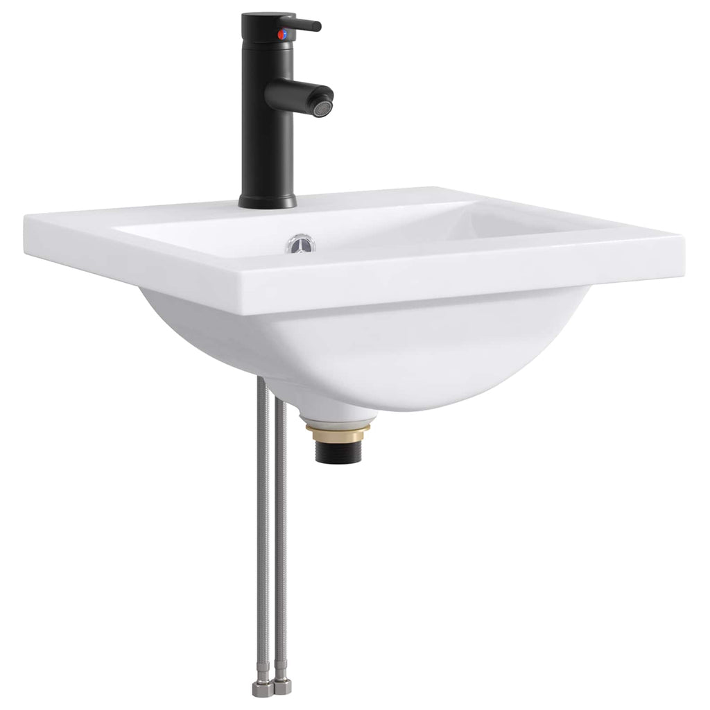 Waschbecken fürs Badezimmer Matt Schwarz 42 x 40 x 16,5 cm