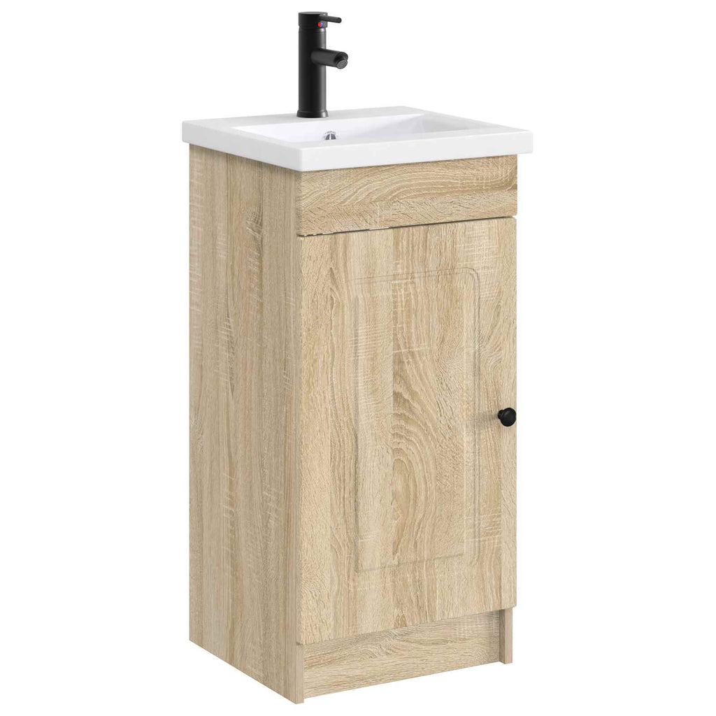 Waschbecken fürs Badezimmer Matt Schwarz 42 x 40 x 16,5 cm