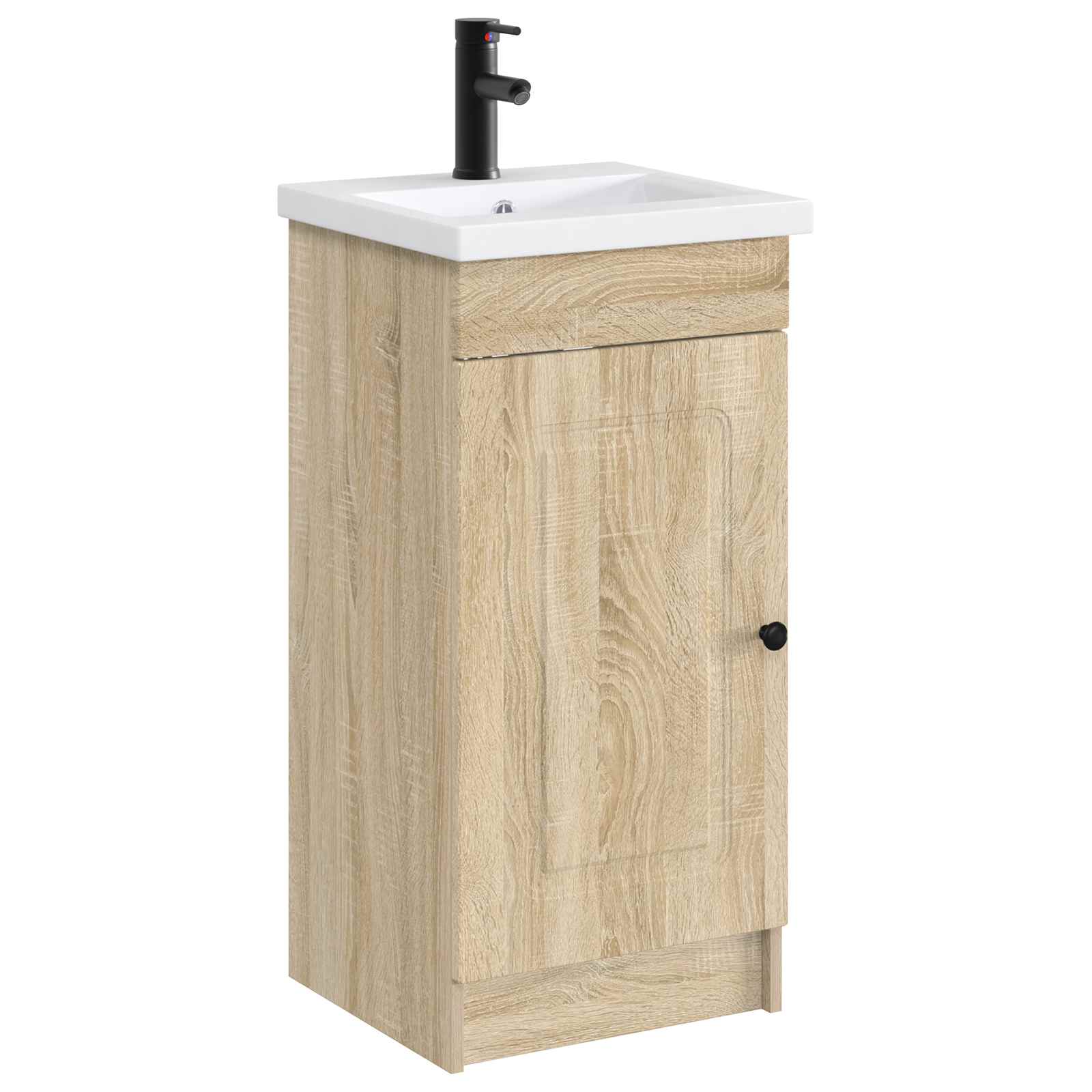 Waschbecken fürs Badezimmer Matt Schwarz 42 x 40 x 16,5 cm