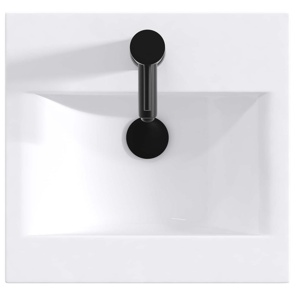 Waschbecken fürs Badezimmer Matt Schwarz 42 x 40 x 16,5 cm