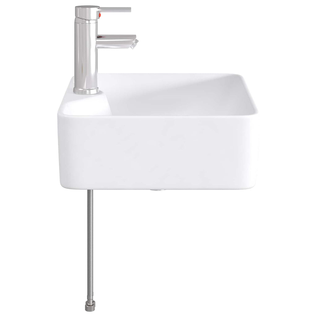 Waschbecken fürs Badezimmer Chrom 48,5 x 37,5 x 13 cm Metall
