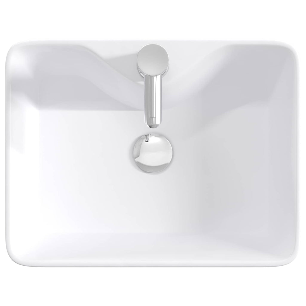 Waschbecken fürs Badezimmer Chrom 48,5 x 37,5 x 13 cm Metall