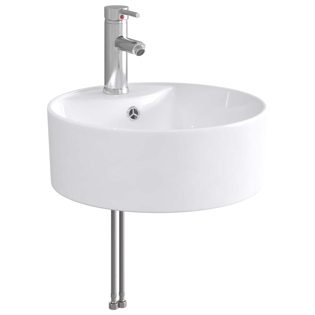 Waschbecken fürs Badezimmer Chrom 40,5 x 40,5 x 15 cm Metall