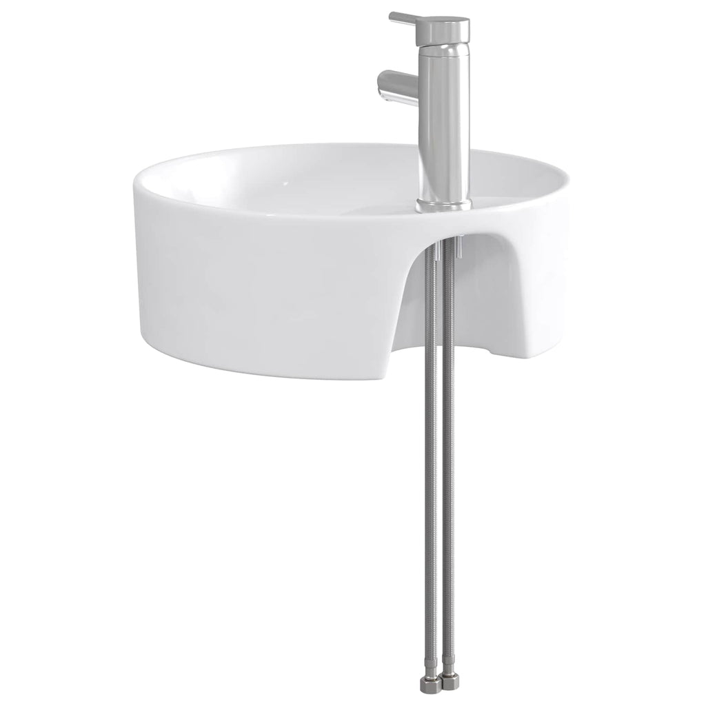 Waschbecken fürs Badezimmer Chrom 40,5 x 40,5 x 15 cm Metall