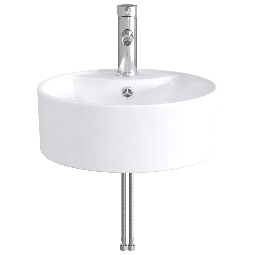 Waschbecken fürs Badezimmer Chrom 40,5 x 40,5 x 15 cm Metall