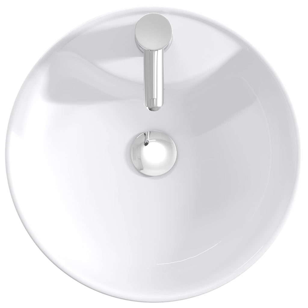 Waschbecken fürs Badezimmer Chrom 40,5 x 40,5 x 15 cm Metall