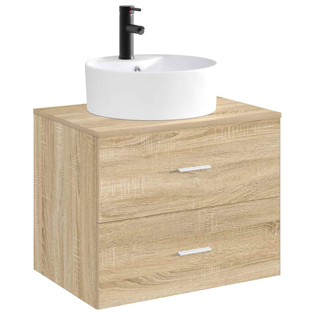 Waschbecken fürs Badezimmer Matt Schwarz 40,5 x 40,5 x 15 cm
