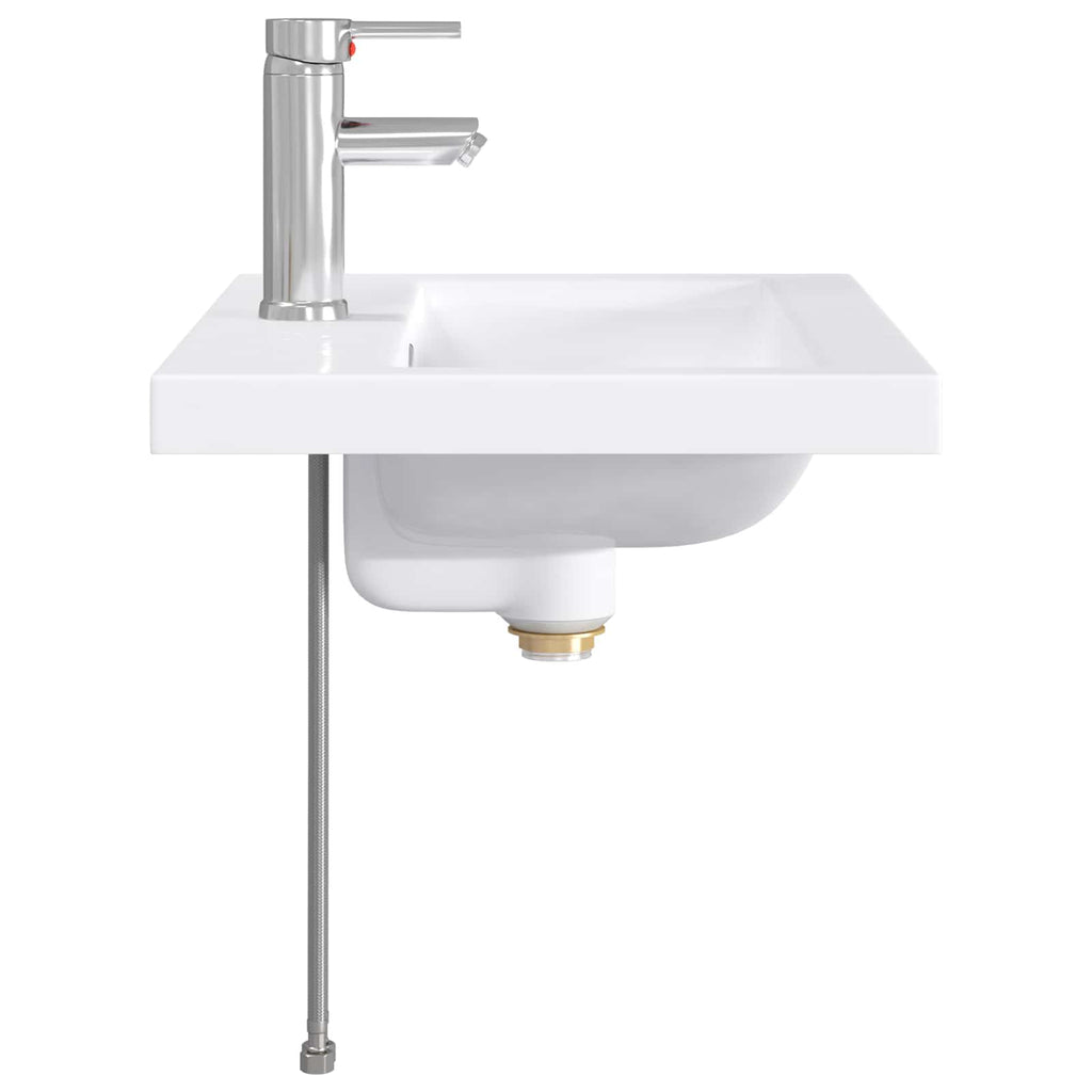 Waschbecken fürs Badezimmer Chrom 61 x 40 x 16,5 cm Metall