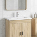 Waschbecken fürs Badezimmer Chrom 81 x 40 x 17,5 cm Metall