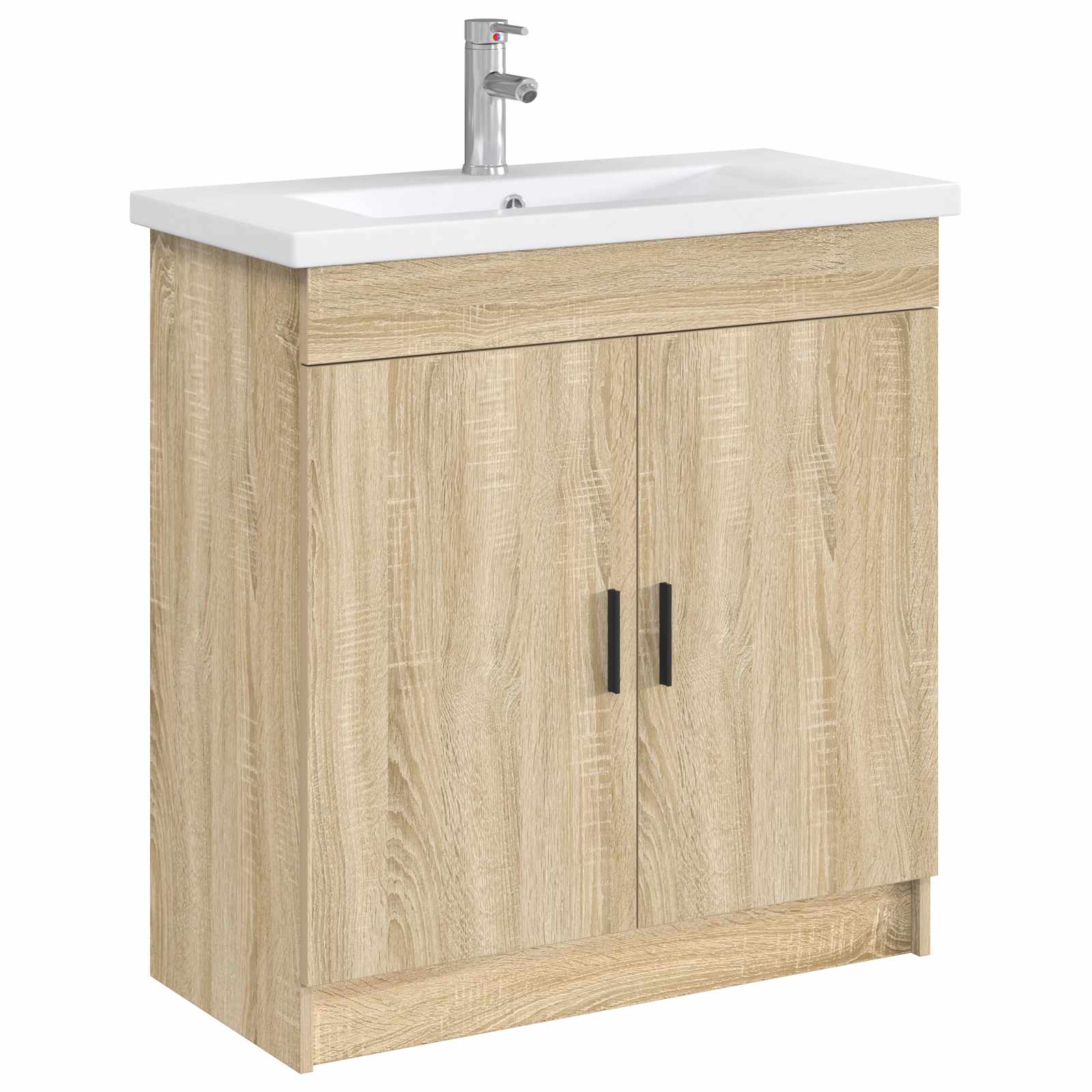 Waschbecken fürs Badezimmer Chrom 81 x 40 x 17,5 cm Metall