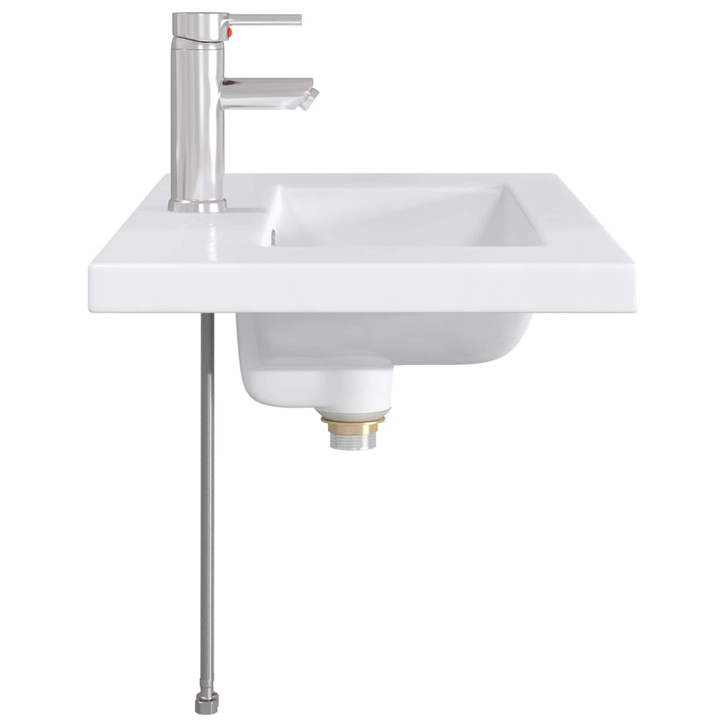 Waschbecken fürs Badezimmer Chrom 81 x 40 x 17,5 cm Metall