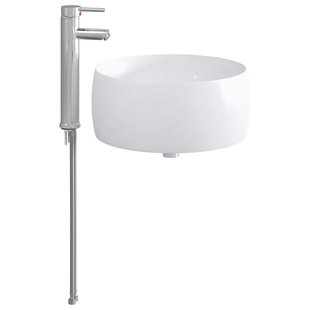 Waschbecken fürs Badezimmer Chrom 38,5 x 38,5 x 16 cm Metall