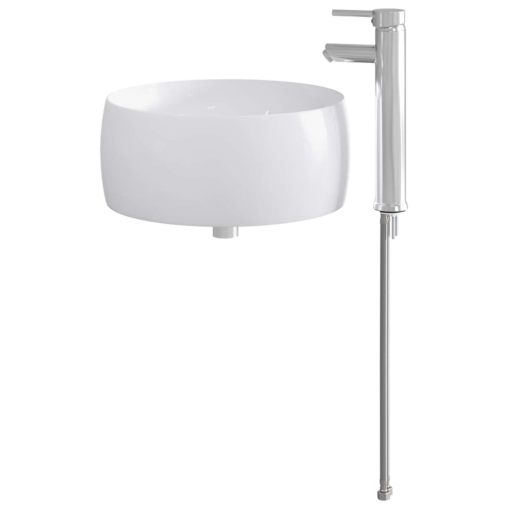Waschbecken fürs Badezimmer Chrom 38,5 x 38,5 x 16 cm Metall