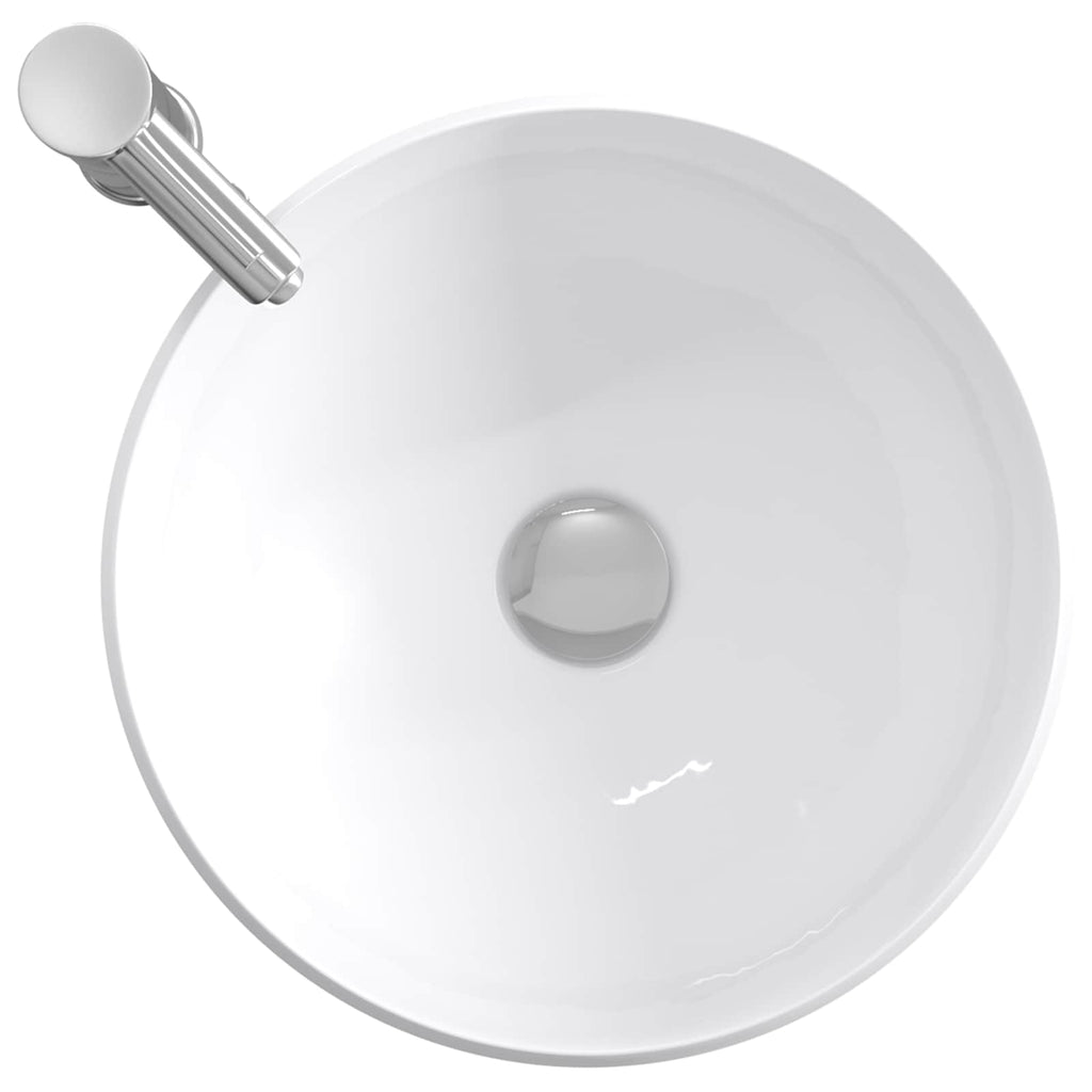Waschbecken fürs Badezimmer Chrom 38,5 x 38,5 x 16 cm Metall