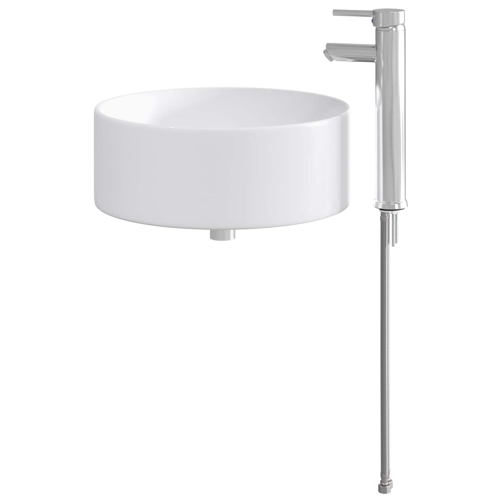 Waschbecken fürs Badezimmer Chrom 40,5 x 40,5 x 15,5 cm Metall