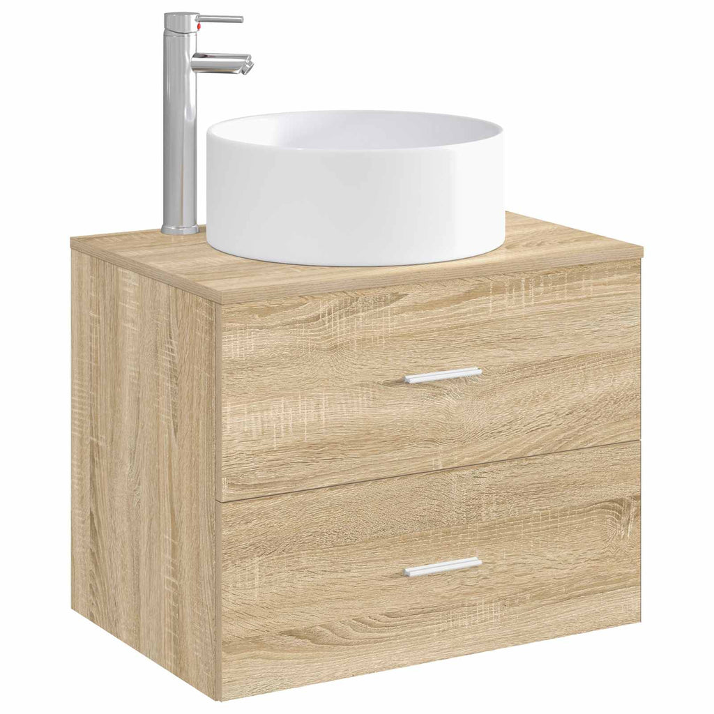 Waschbecken fürs Badezimmer Chrom 40,5 x 40,5 x 15,5 cm Metall