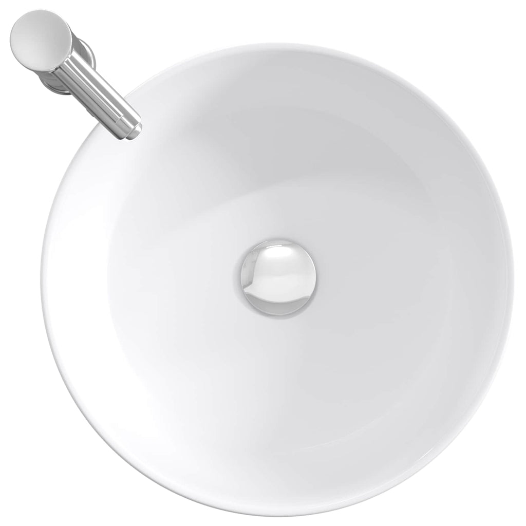 Waschbecken fürs Badezimmer Chrom 40,5 x 40,5 x 15,5 cm Metall