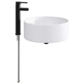 Waschbecken fürs Badezimmer Matt Schwarz 40,5 x 40,5 x 15,5 cm