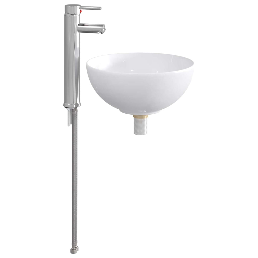 Waschbecken fürs Badezimmer Chrom 32 x 32 x 13 cm Metall