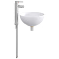 Waschbecken fürs Badezimmer Chrom 32 x 32 x 13 cm Metall
