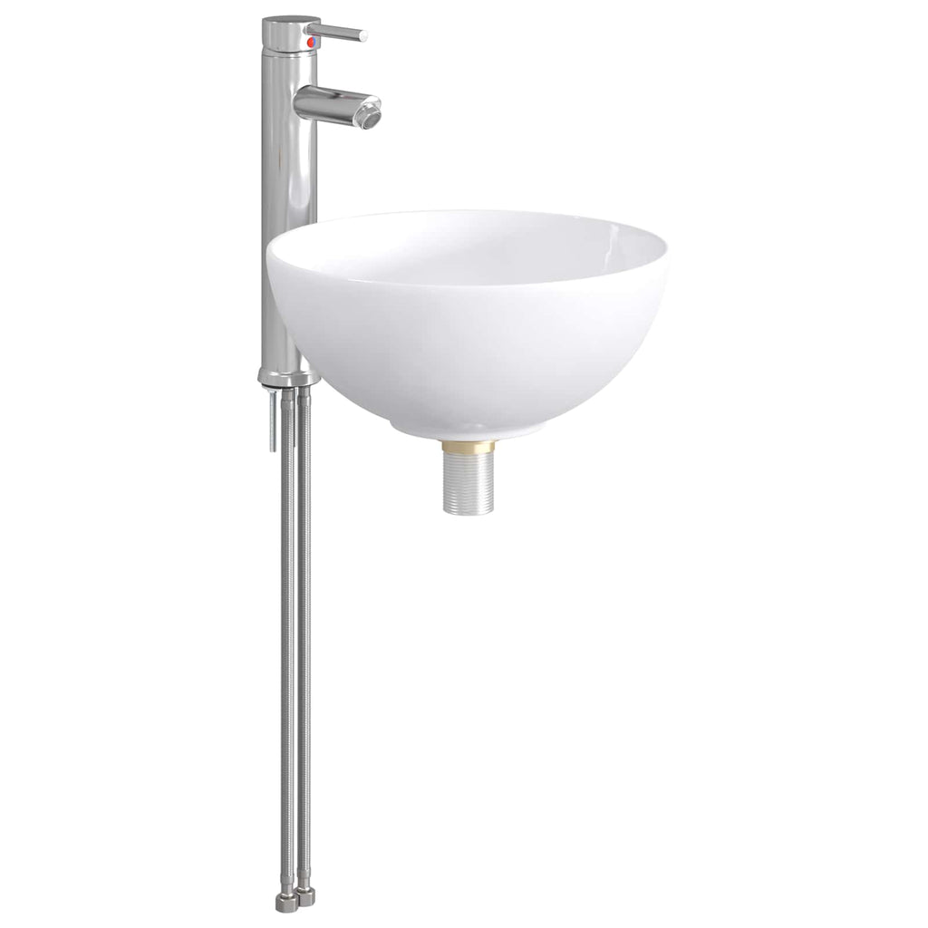Waschbecken fürs Badezimmer Chrom 32 x 32 x 13 cm Metall