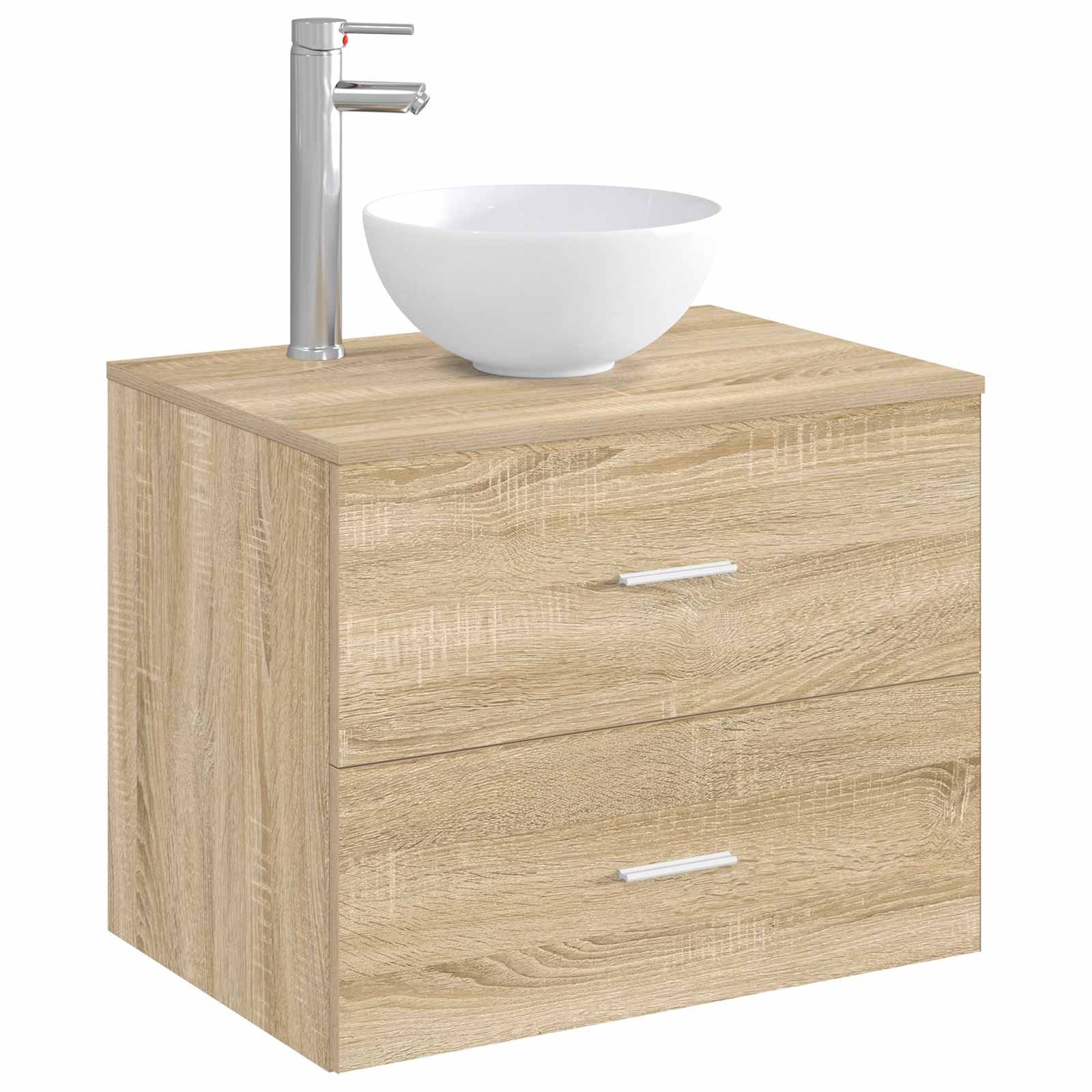 Waschbecken fürs Badezimmer Chrom 32 x 32 x 13 cm Metall