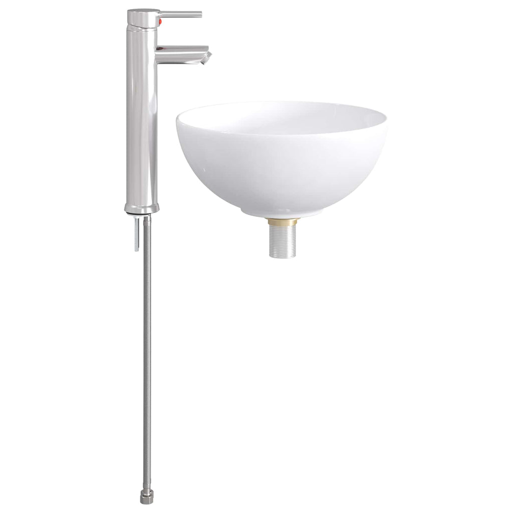 Waschbecken fürs Badezimmer Chrom 32 x 32 x 13 cm Metall