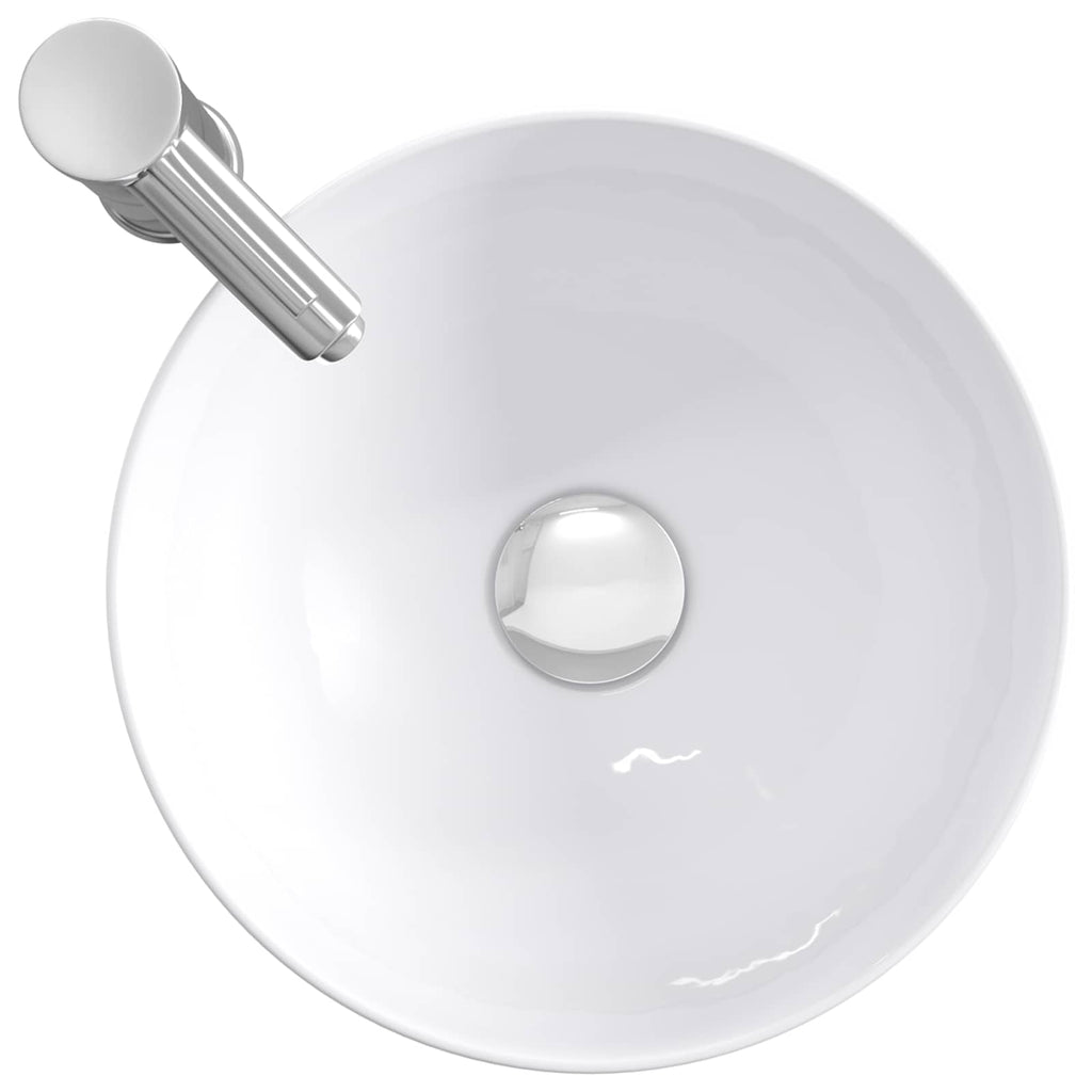Waschbecken fürs Badezimmer Chrom 32 x 32 x 13 cm Metall