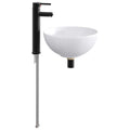 Waschbecken fürs Badezimmer Matt Schwarz 32 x 32 x 13 cm Metall