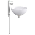 Waschbecken fürs Badezimmer Chrom 35,5 x 35,5 x 14,5 cm Metall