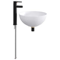 Waschbecken fürs Badezimmer Matt Schwarz 35,5 x 35,5 x 14,5 cm