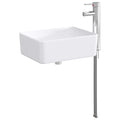 Waschbecken fürs Badezimmer Chrom 40,5 x 30,5 x 13 cm Metall