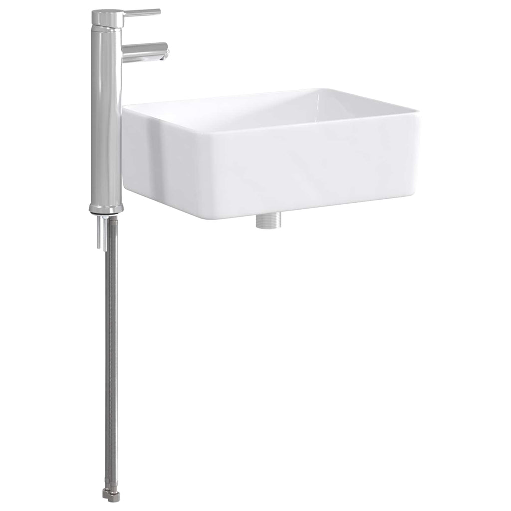 Waschbecken fürs Badezimmer Chrom 40,5 x 30,5 x 13 cm Metall