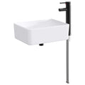 Waschbecken fürs Badezimmer Matt Schwarz 40,5 x 30,5 x 13 cm