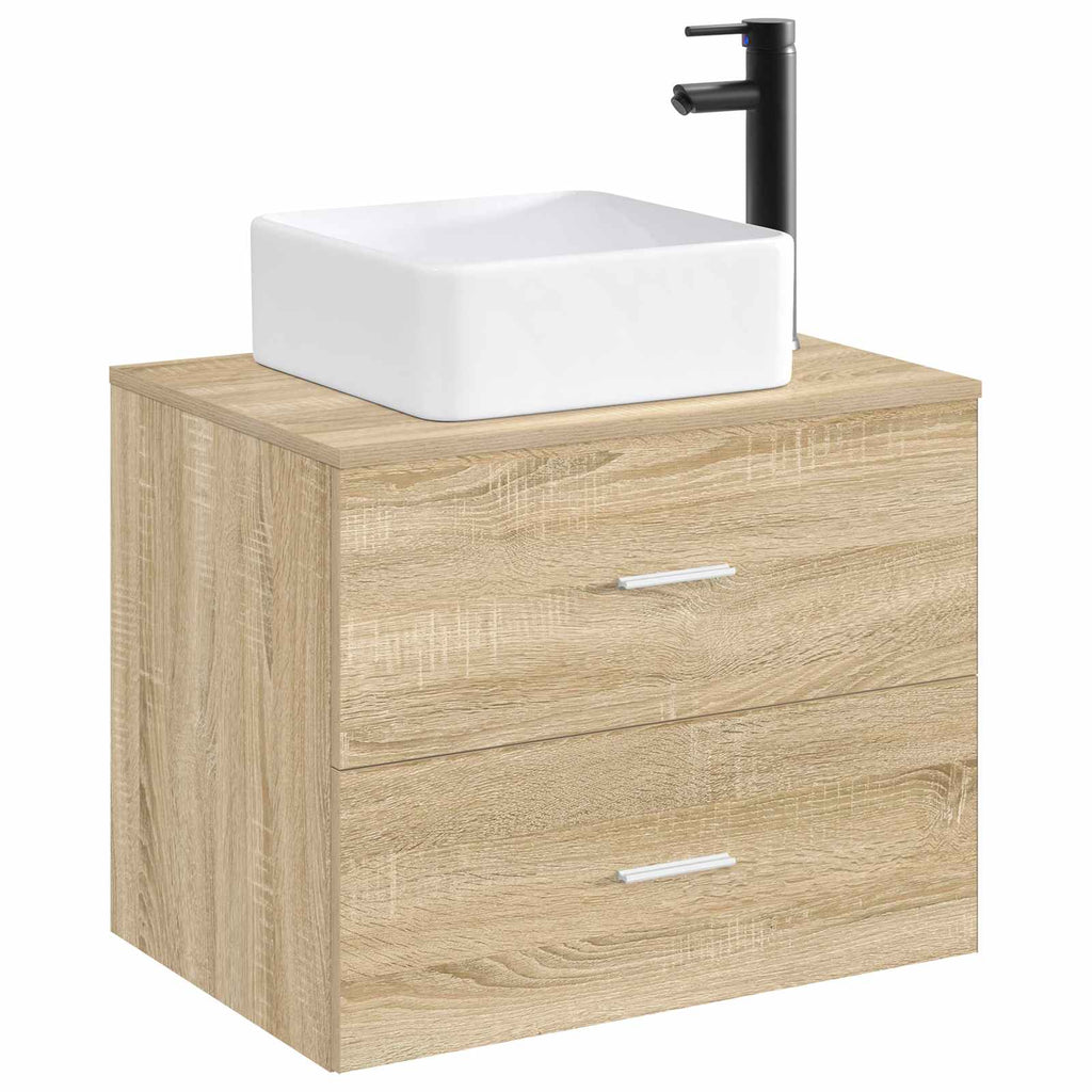 Waschbecken fürs Badezimmer Matt Schwarz 49 x 37 x 14 cm Metall