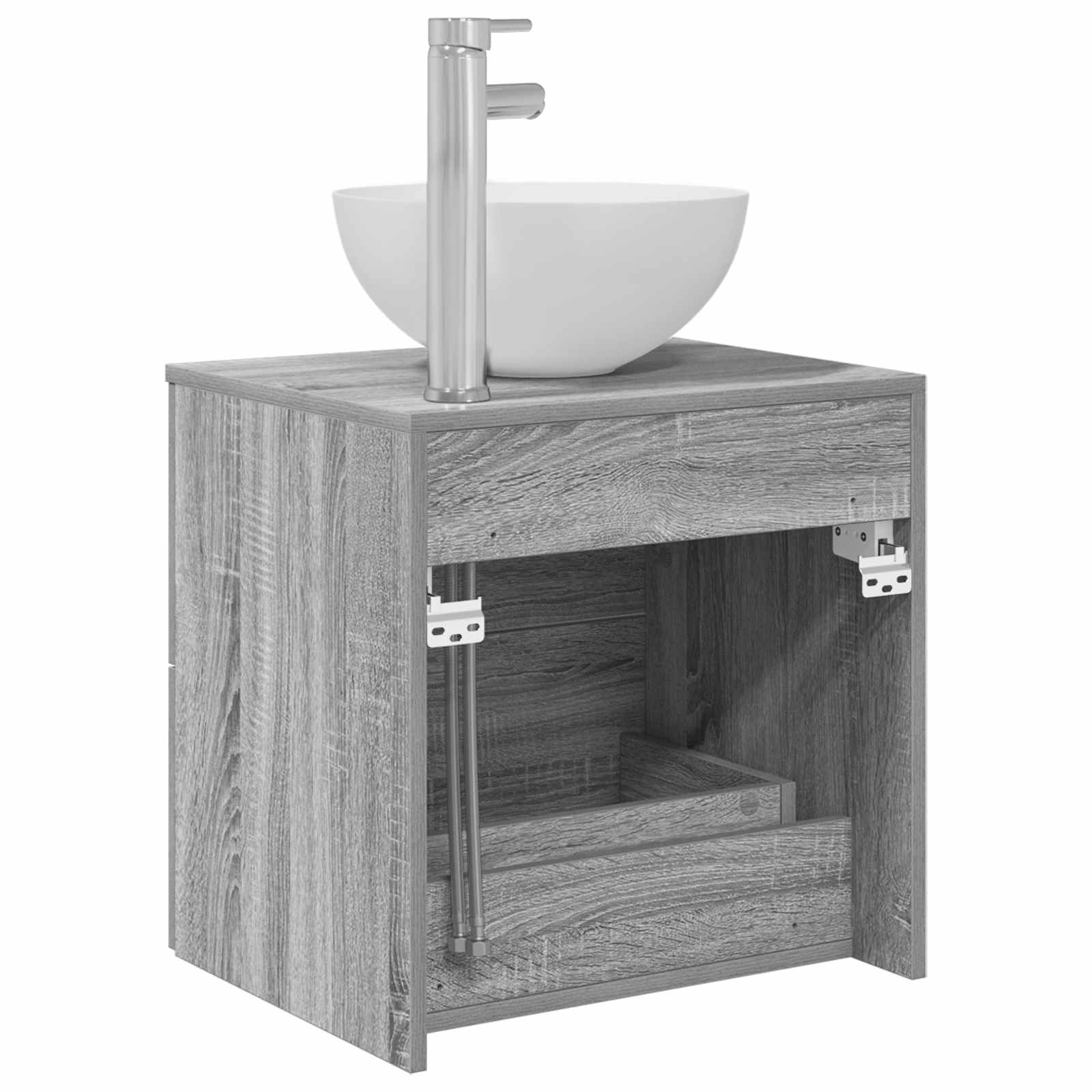 Wandmontierte Waschtisch Grau Sonoma 49,5 x 41 x 64,5 cm