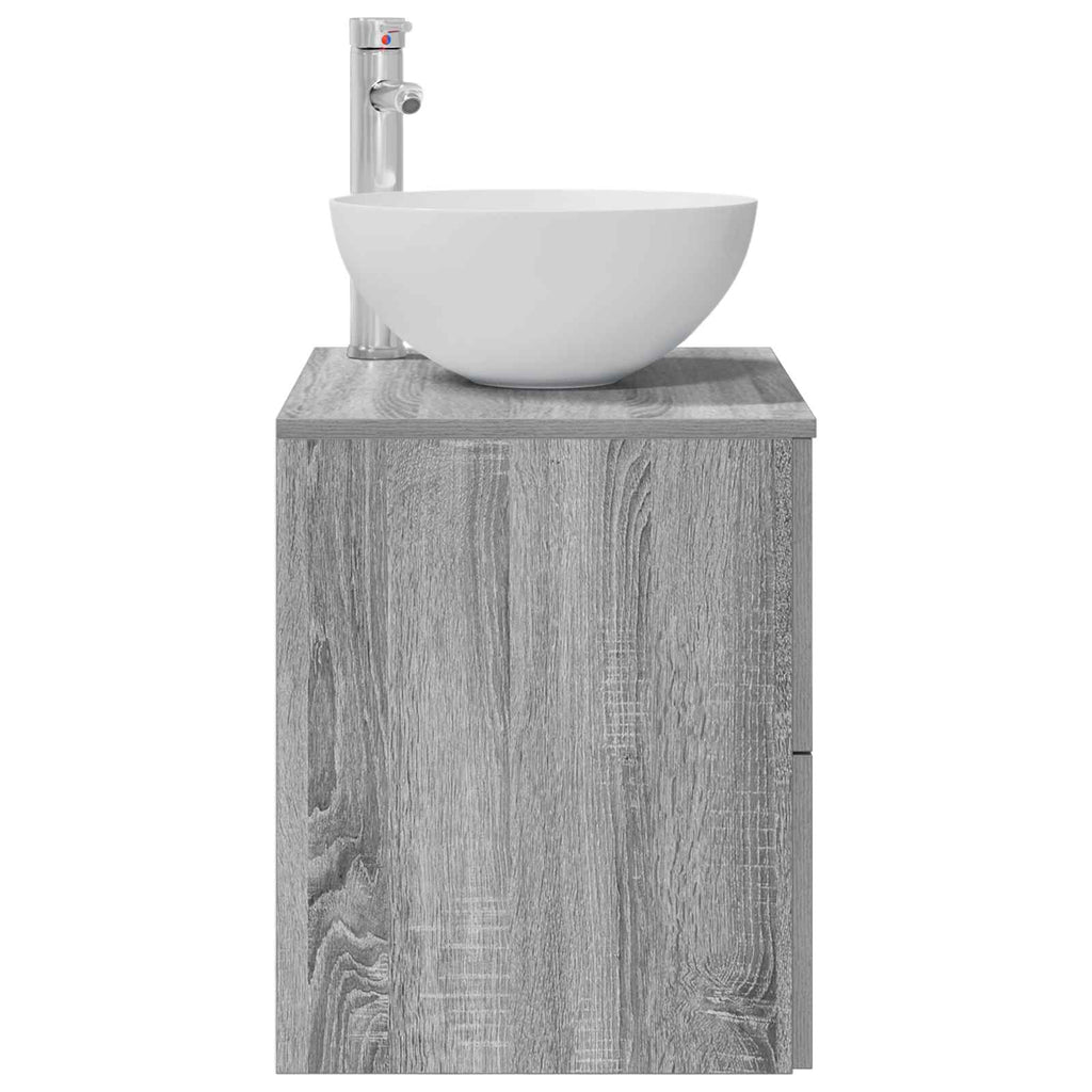 Wandmontierte Waschtisch Grau Sonoma 49,5 x 41 x 64,5 cm