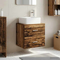 Wandmontierte Waschtisch Altholz 49,5 x 41 x 63 cm