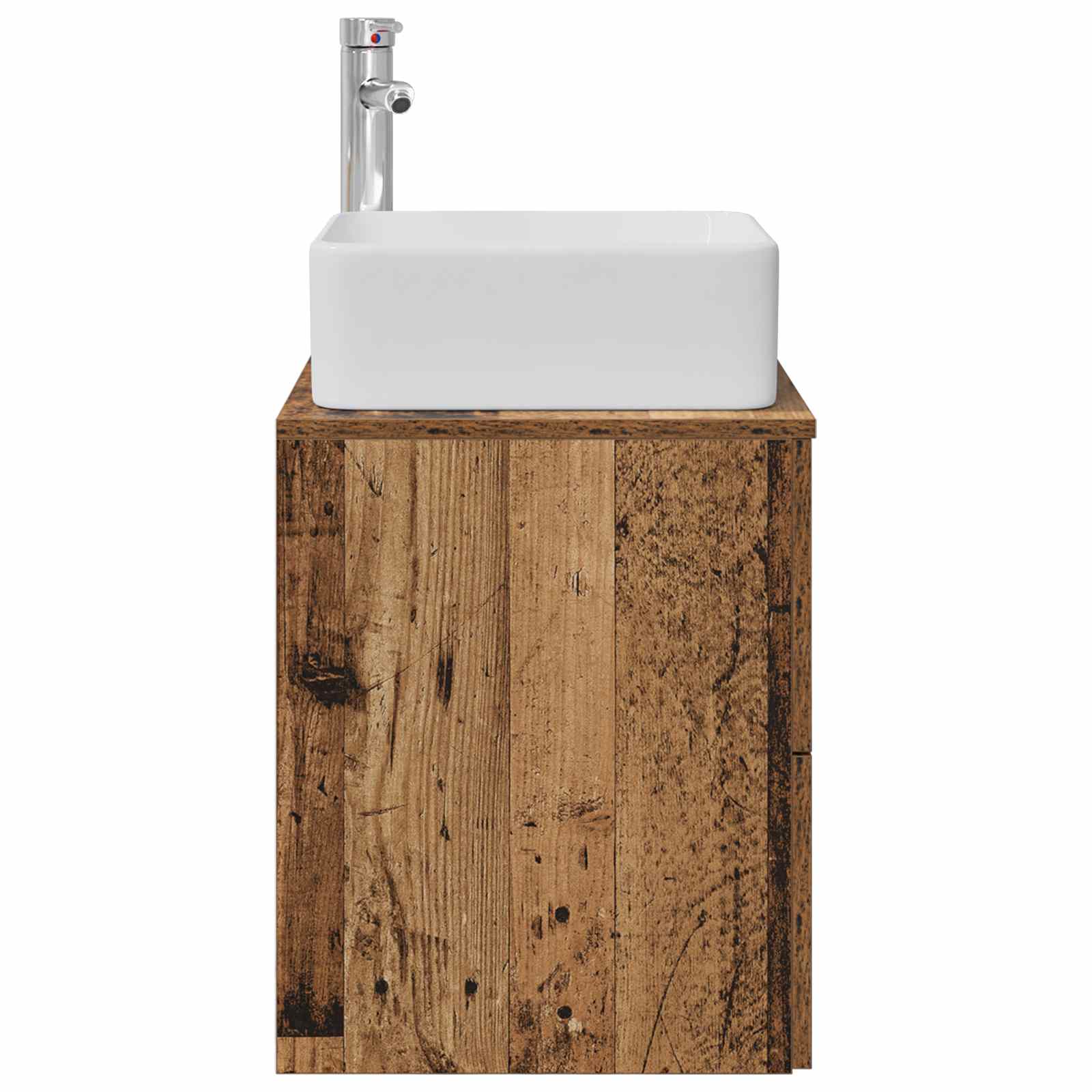 Wandmontierte Waschtisch Altholz 49,5 x 41 x 63 cm