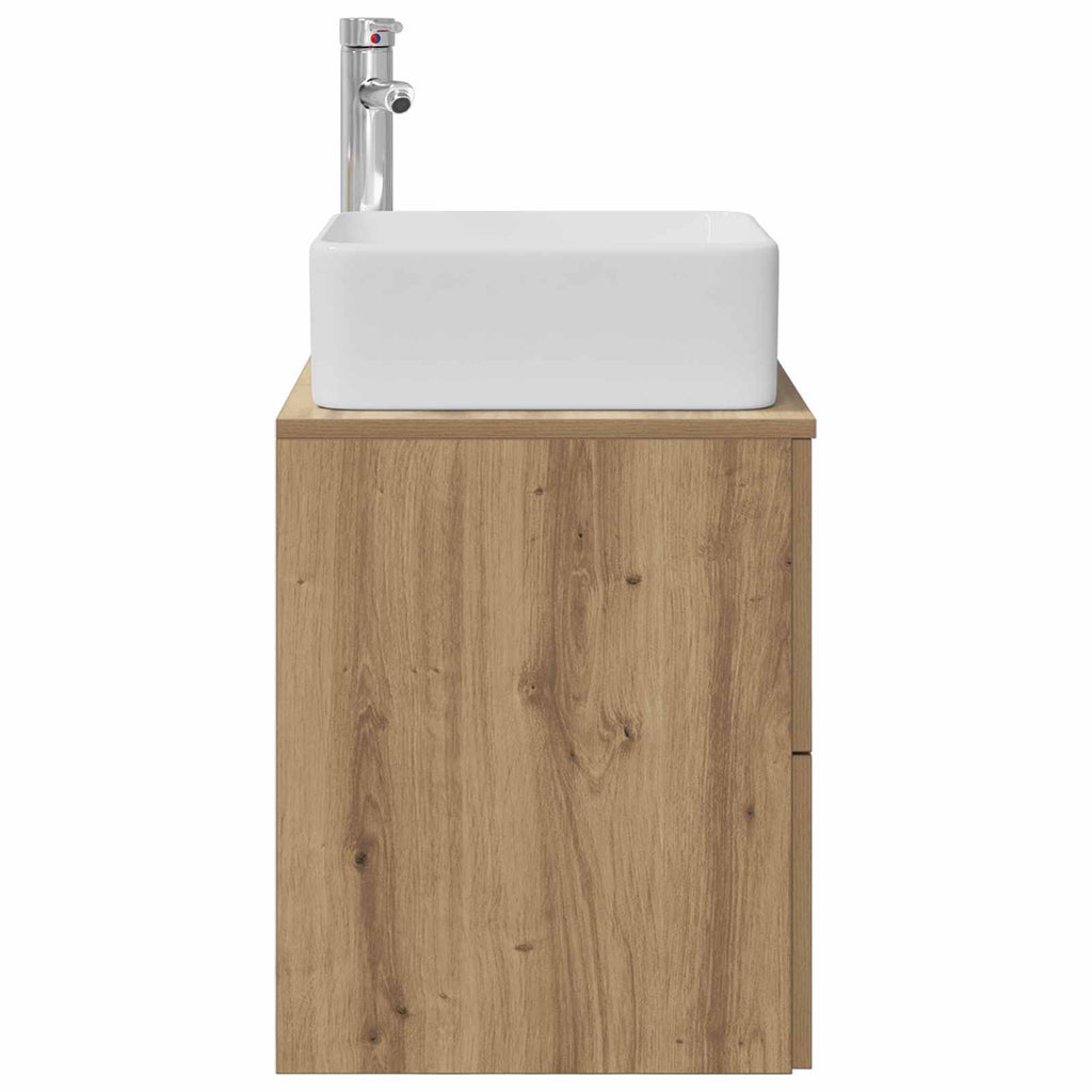 Wandmontierte Waschtisch Artisan-Eiche 49,5 x 41 x 63 cm