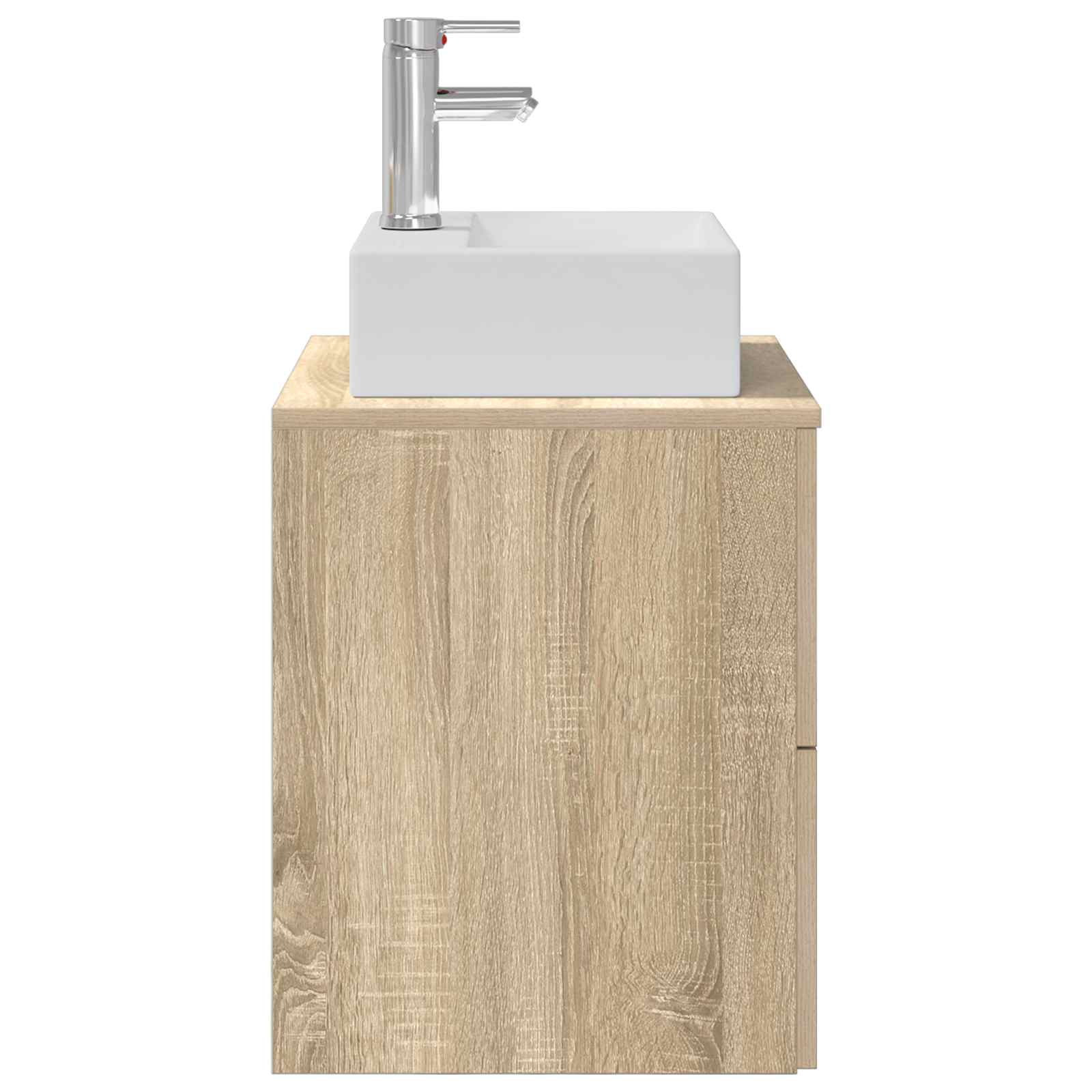 Wandmontierte Waschtisch Sonoma-Eiche 49,5 x 41 x 62,5 cm