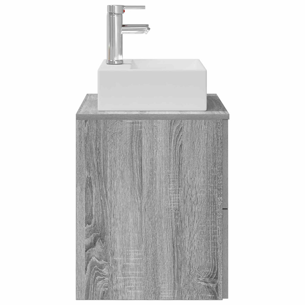 Wandmontierte Waschtisch Grau Sonoma 49,5 x 41 x 62,5 cm
